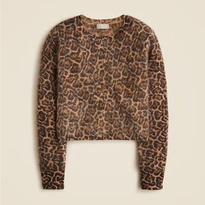 J. Crew Leopard Print Sweater